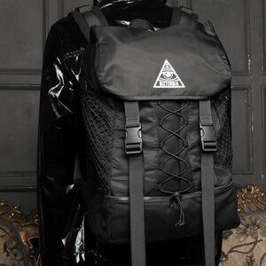 NEW Disturbia Black Tech Utility "Nightwatch" Backpack